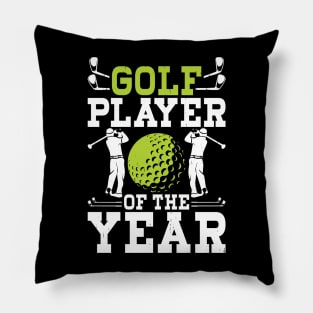 Golf Player Of the Year T Shirt For Women Men T-Shirt Pillow