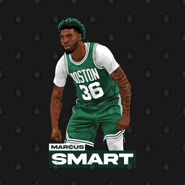 Marcus Smart by origin illustrations