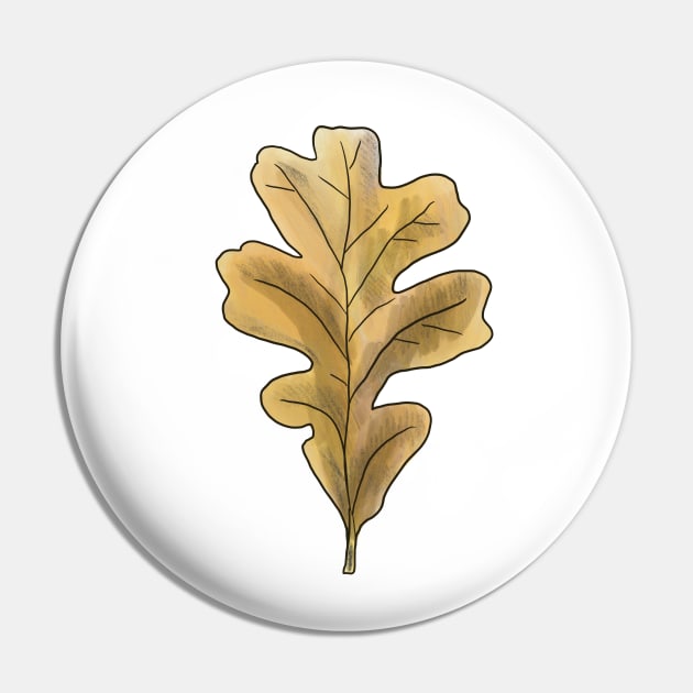 Oak Leaf Pin by shehitsback