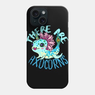 Cute Crazy Psycedelic Space Axolotl Artwork, Axolotl Unicorn Phone Case