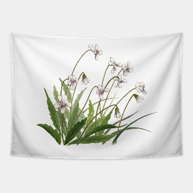 January 6th birthday flower Tapestry by birthflower