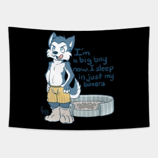 Big boy husky Tapestry