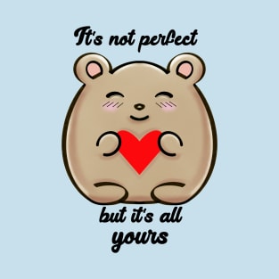 Cute bear and heart T-Shirt