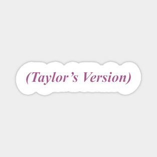 Taylor’s Version Pink Magnet