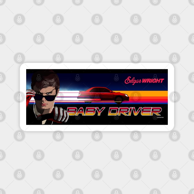 Baby Driver: Marquee Magnet by cabinboy100