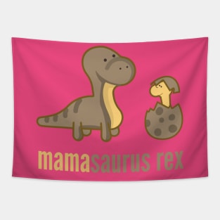 Mamasaurus Rex T-Shirt Dinosaur Family Shirts Tapestry