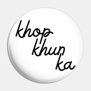 khop khun ka - black Pin