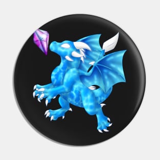 GemBabs: Elemental Dragon (Ice) Pin