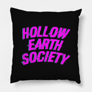 Hollow Earth Society.  Hollow Earth Society For Men Women. Hollow Earth Conspiracy Theory. Pillow