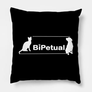 Bipetual for people with cats and dogs Pillow