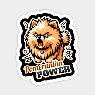 Pomeranian Angry Magnet