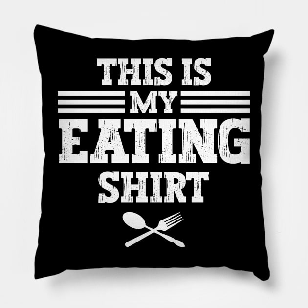 This is my eating shirt Pillow by MitsuiT