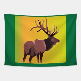 Elk in the Morning Tapestry