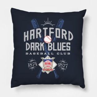 Hartford Dark Blues Pillow