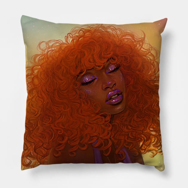 Relief // Starfire Pillow by VactuART