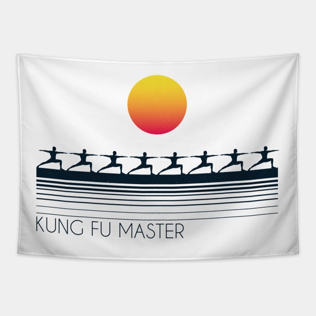 Kung Fu outdoors Tapestry by arvitalya