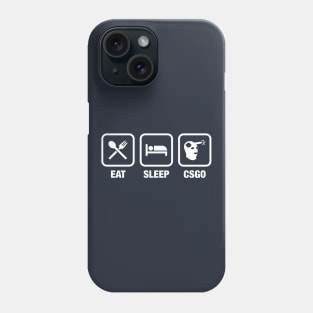 CSGO Eat Sleep Headshot Gaming Tee Phone Case