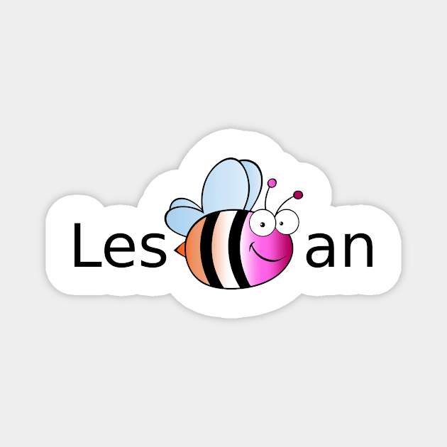 LesBEEan Magnet by SJAdventures