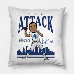 Dak Prescott Dallas Toon Pillow