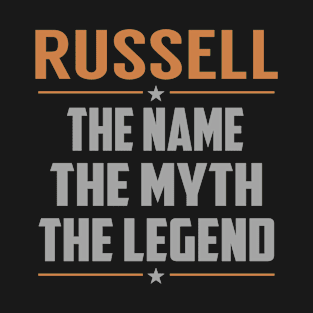 RUSSELL The Name The Myth The Legend T-Shirt