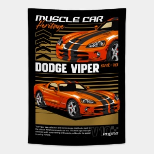 Iconic Viper SRT 10 Car Tapestry