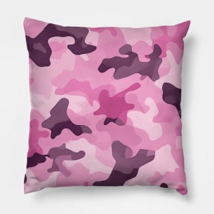 Pink Camouflage Camo Pillow