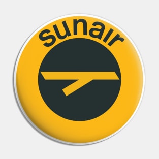 Vintage 1970's Sunair airline logo - vintage fly away feel Pin