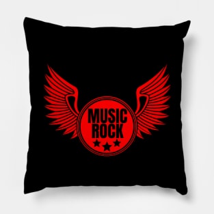 Musicrock wing Pillow