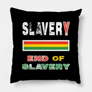 End of Slavery Pillow