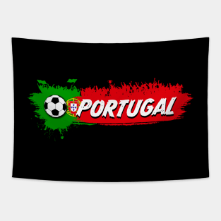 Portugal Qatar 2022 World Cup, Portugal Soccer Team 2022 Supporter Funny Portugal Flag Futbol Tapestry