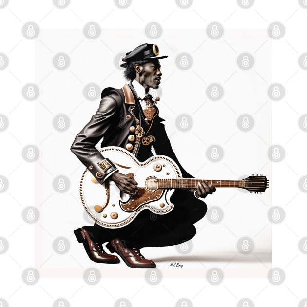 Chuck Berry Duckwalk by IconsPopArt