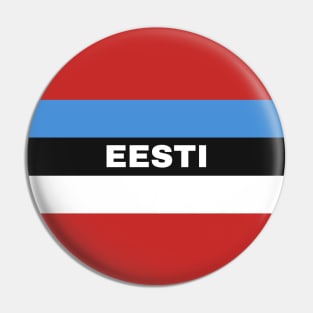 Eesti in Estonian Flag Pin