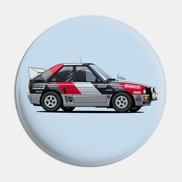 Sport A1 A2 Rally Group B Cartoon Pin by Mario Ramos Rally Art