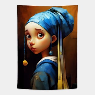 Girl With Pearl Earing Tapestry