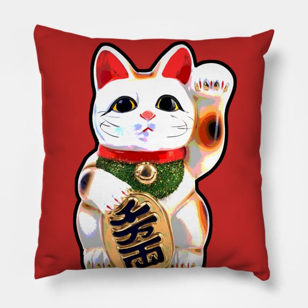 Maneki neko pillow discount