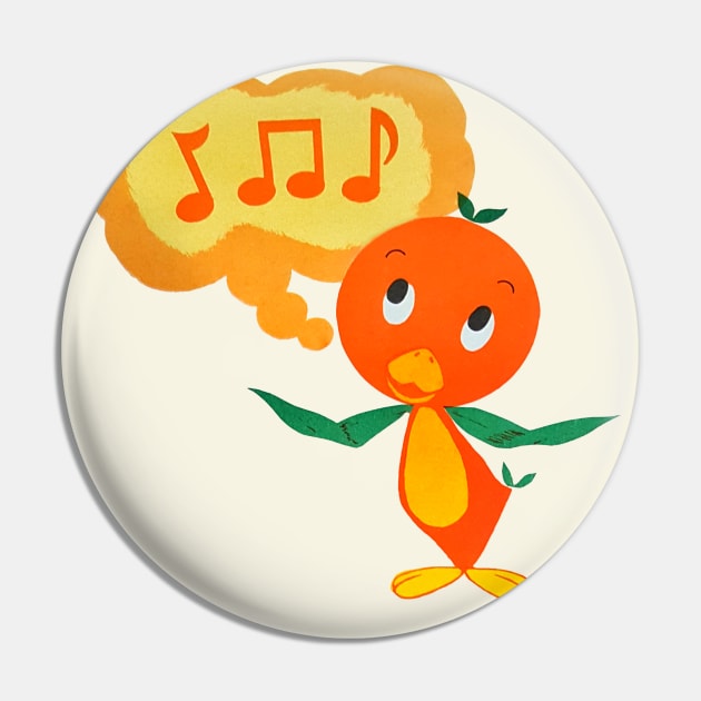 Orange Bird - Florida Pin by The Dept. Of Citrus