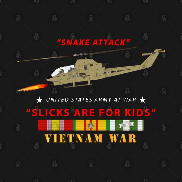 AH-1 Cobra - Snake Attack - Slicks are for Kids w VN SVC by twix123844