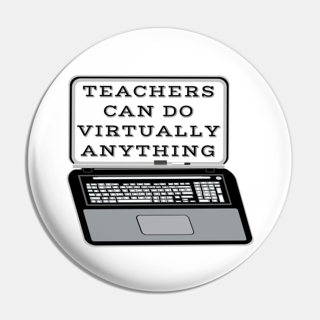 Teachers Can Do Virtually Anything Laptop and Whiteboard Combination (White Background) Pin by Art By LM Designs 