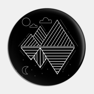 Day and Night Geometry Pin