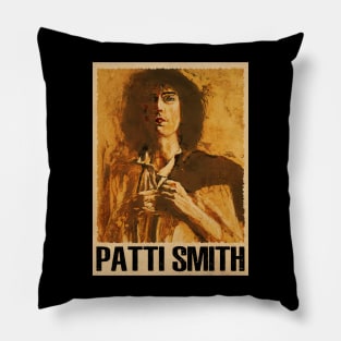 Rebel Spirit Patti Smith's Iconic Moments Pillow