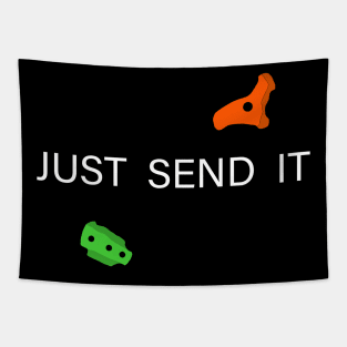 Just Send it - Bouldering Gym Tapestry