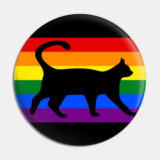 Gay Pride Cat LGBT Cats Pile Cute Anime Rainbow Pin