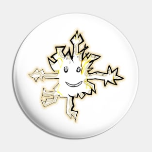 Golden Snowflake Pin