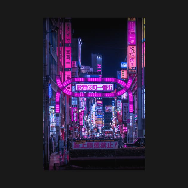 Kabukicho Gate - Vertical by TokyoLuv