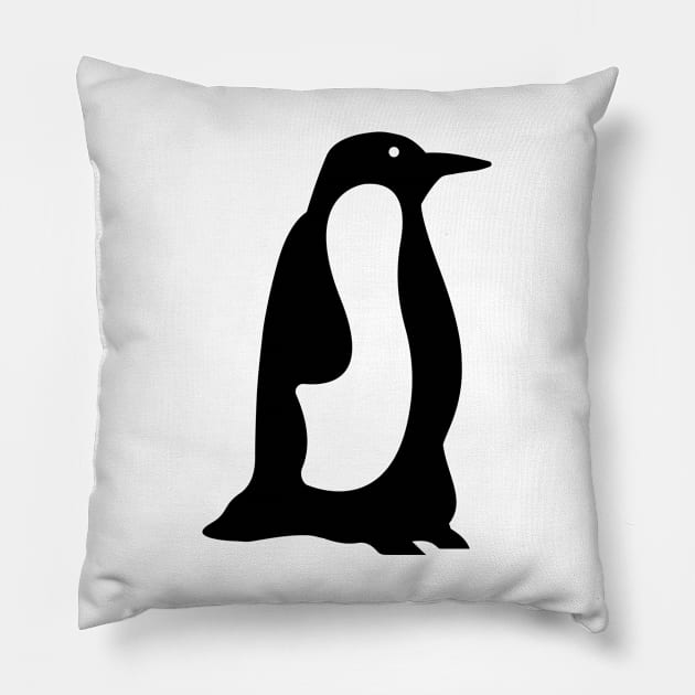 Cute penguin Pillow by Farhad