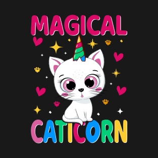 Magical Caticorn Rainbow T-Shirt