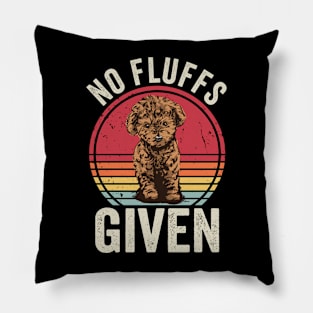 No Fluffs Given Funny Cavapoo Pillow