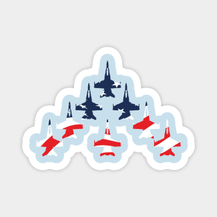 F-18 Hornets in Formation flight Magnet