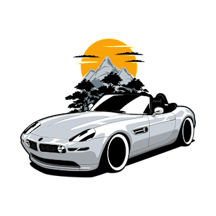 Silver Z8 E52 Classic Cabrio T-Shirt