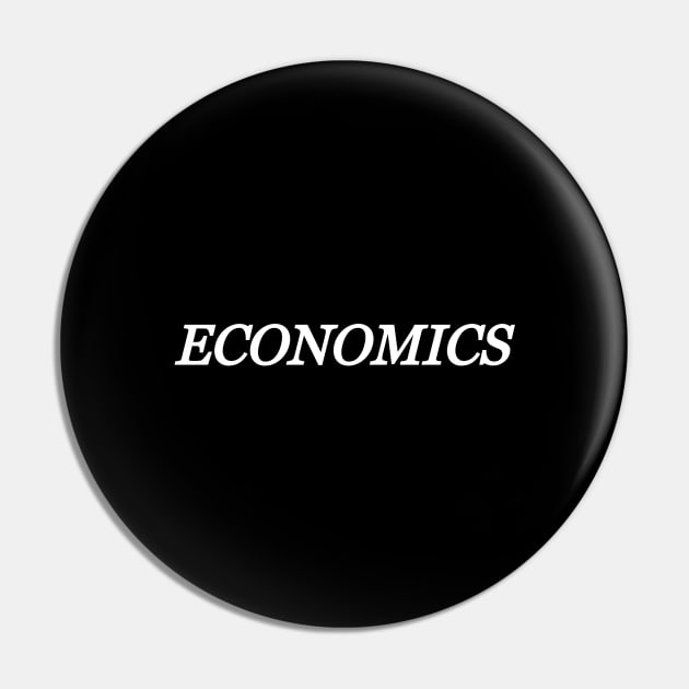 Economics Pin by Word and Saying